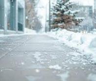 Du béton autochauffant qui fait fondre la neige de façon autonome