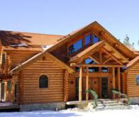 La maison en bois pied au plancher