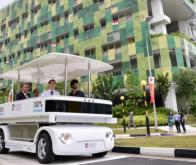 Un véhicule urbain sans pilote à l'essai à Singapour