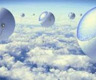 Une ferme solaire dans les nuages…