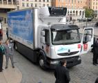 Le plus gros camion de livraison électrique mondial testé à Lyon 