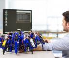 Siemens entraîne une équipe de robots araignées à l'impression 3D