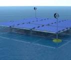 Une plate-forme maritime qui combine énergie solaire, éolienne et hydrolienne