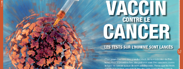 Résultat de recherche d'images pour "image vaccin contre le cancer"